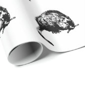 自然パターン-マスクラット ラッピングペーパー (ロールコーナー)