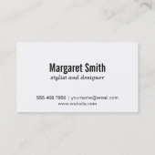 自然パターン 名刺 (裏面)