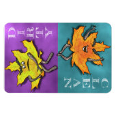 自然パルメープル食洗機磁石 |クリーン&ダーティ マグネット (横)