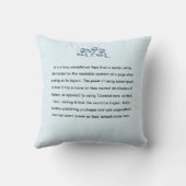 自然パーソナライズされたアートforセレネデコール クッション (裏面)