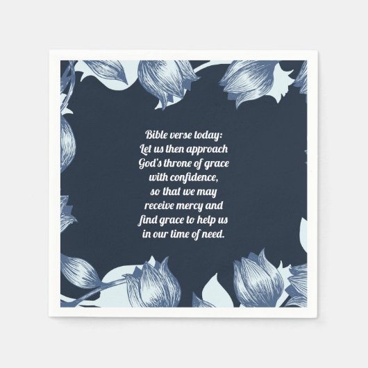 自然パーソナライズされたアートforセレネデコール スタンダードカクテルナプキン (正面)