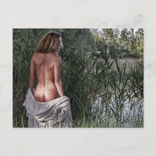 自然ビキニ写真はがき ポストカード (正面)