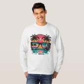 自然ビーズベーシック長袖Tシャツ Tシャツ (正面フル)