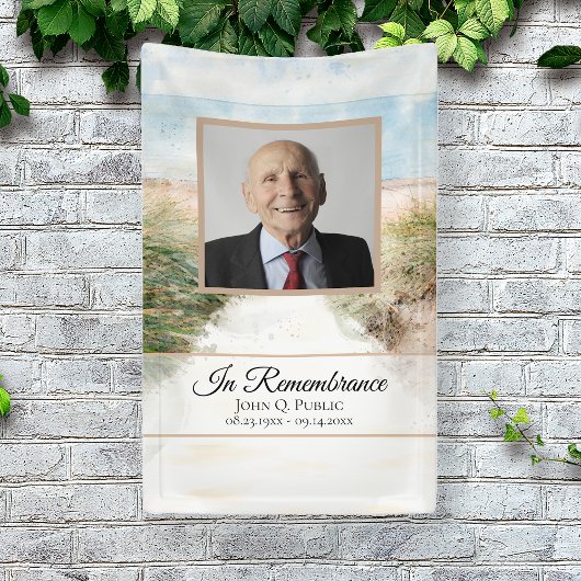 自然ビーチお祝い生活葬祭記念館 横断幕