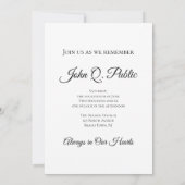 自然ビーチ水彩お祝いの生活 招待状 (裏面)