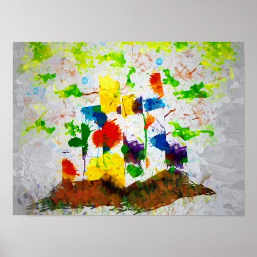 「自然ファンタジー – 命の木」ポスター ポスター (正面)