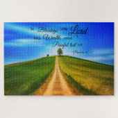 自然フィールド箴言10:22聖書の聖句 ジグソーパズル (横)