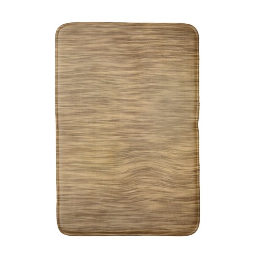 自然フェイク色の粗い木の背景 バスマット (正面縦)