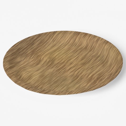 自然フェイク色の粗い木の背景 ペーパープレート (アングル)