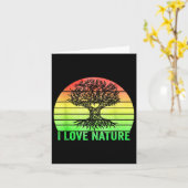 自然フォレストツリー自然保全気候プロ カード (黄色い花)
