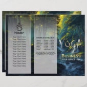 自然フォレストヨガヒドゥン文字瞑想先生 (正面/裏面)