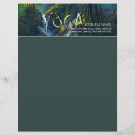 自然フォレストヨガヒドゥン文字瞑想先生 レターヘッド