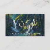 自然フォレストヨガヒドゥン文字瞑想先生 ロイヤリティカード (正面)