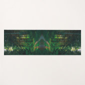 自然フォレスト樺の木ツリーランドスケープロード ヨガマット (正面(横))