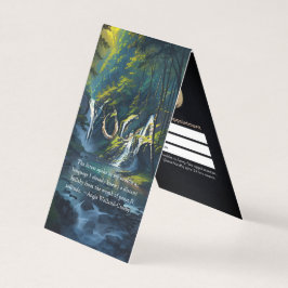 自然フォレストYOGA隠し文字霊気マスター引用文 名刺