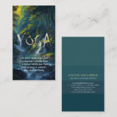 自然フォレストYOGA隠し文字霊気マスター引用文 名刺 (正面/裏面)