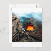 自然フォーズキラウアハワイボルカノ ポストカード (正面/裏面)