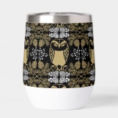 自然フクロウフォークアート (背面)