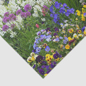 自然フラワーガーデンカラフル写真 薄葉紙 (詳細)