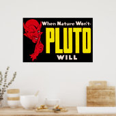 自然フランスのが冥王星の意志を失う場合はインディアナをクリック ポスター (キッチン)