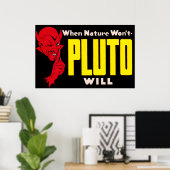 自然フランスのが冥王星の意志を失う場合はインディアナをクリック ポスター (ホームオフィス)