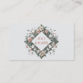 自然フローラつる植物座席表 プレイスカード (裏面)