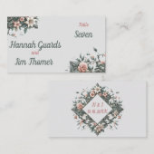 自然フローラつる植物座席表 プレイスカード (正面/裏面)