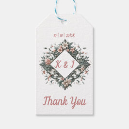 自然フローラつる植物 ギフトタグ