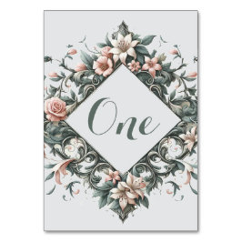 自然フローラつる植物 テーブルナンバー