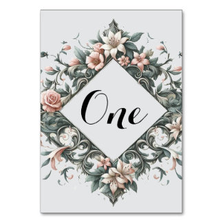 自然フローラつる植物 テーブルナンバー