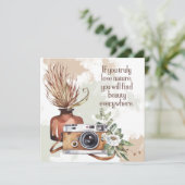 自然フローラカメラカード (スタンド正面)