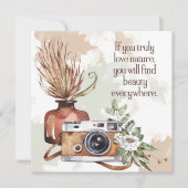 自然フローラカメラカード (正面)