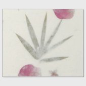 自然フローラグンギーみすぼらしい地球バラ桑 ラッピングペーパー (フラット)