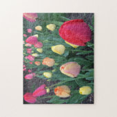 自然フローラチューリップ写真 ジグソーパズル (縦)