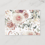 自然フローラブエレガントックのベビー エンクロージャーカード (裏面)