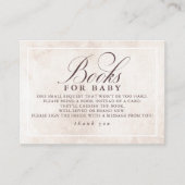 自然フローラブエレガントックのベビー エンクロージャーカード (正面)