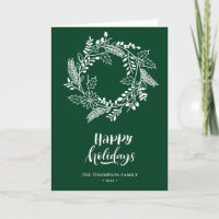 自然フローラリース |ポインセチア松葉緑