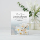 自然フローラ葬儀サンキューノートカード サンキューカード (スタンド正面)