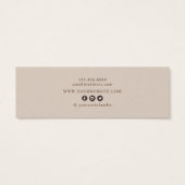 自然フローラ・イヤリングバスケスタッド表示カード (裏面)