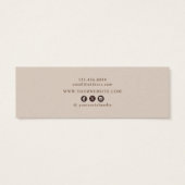 自然フローラ・イヤリングバスケスタッド表示カード (裏面)