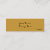 自然ブックマーク スキニー名刺 (裏面)