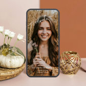 自然ブライトテラコッタフォトボホ卒業 招待状