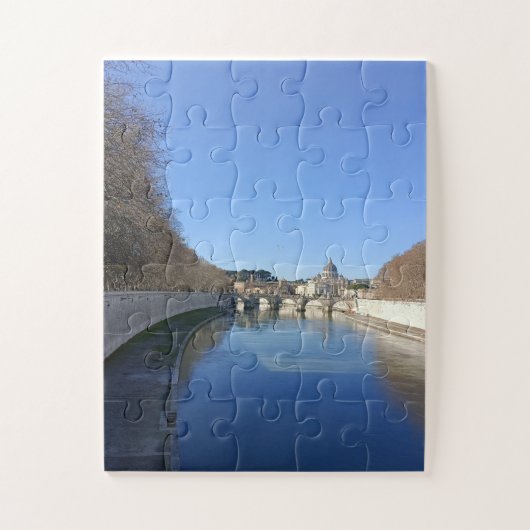 自然ブリッジオンティバー川 ジグソーパズル (縦)