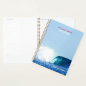 自然ブルーシーウェーブチューブサーフィンロンボックアイランド プランナー手帳 (ディスプレー)