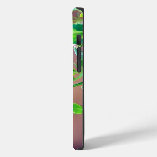 自然ブルーハミングバードピンクの花名 Case-Mate iPhoneケース (裏面 / 左)