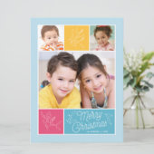 自然ブロックフォトホリデーカード シーズンカード (スタンド正面)