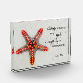 自然プリントスターフィッシュウィズラオチュ引用文 フォトブロック (左)