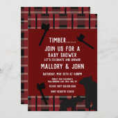 自然ベア&アックスランバージャック秋 招待状 (正面/裏面)