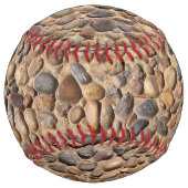 自然ペブルストーンズ写真 ソフトボール (裏面)