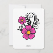 自然ホリデーカード シーズンカード (裏面)